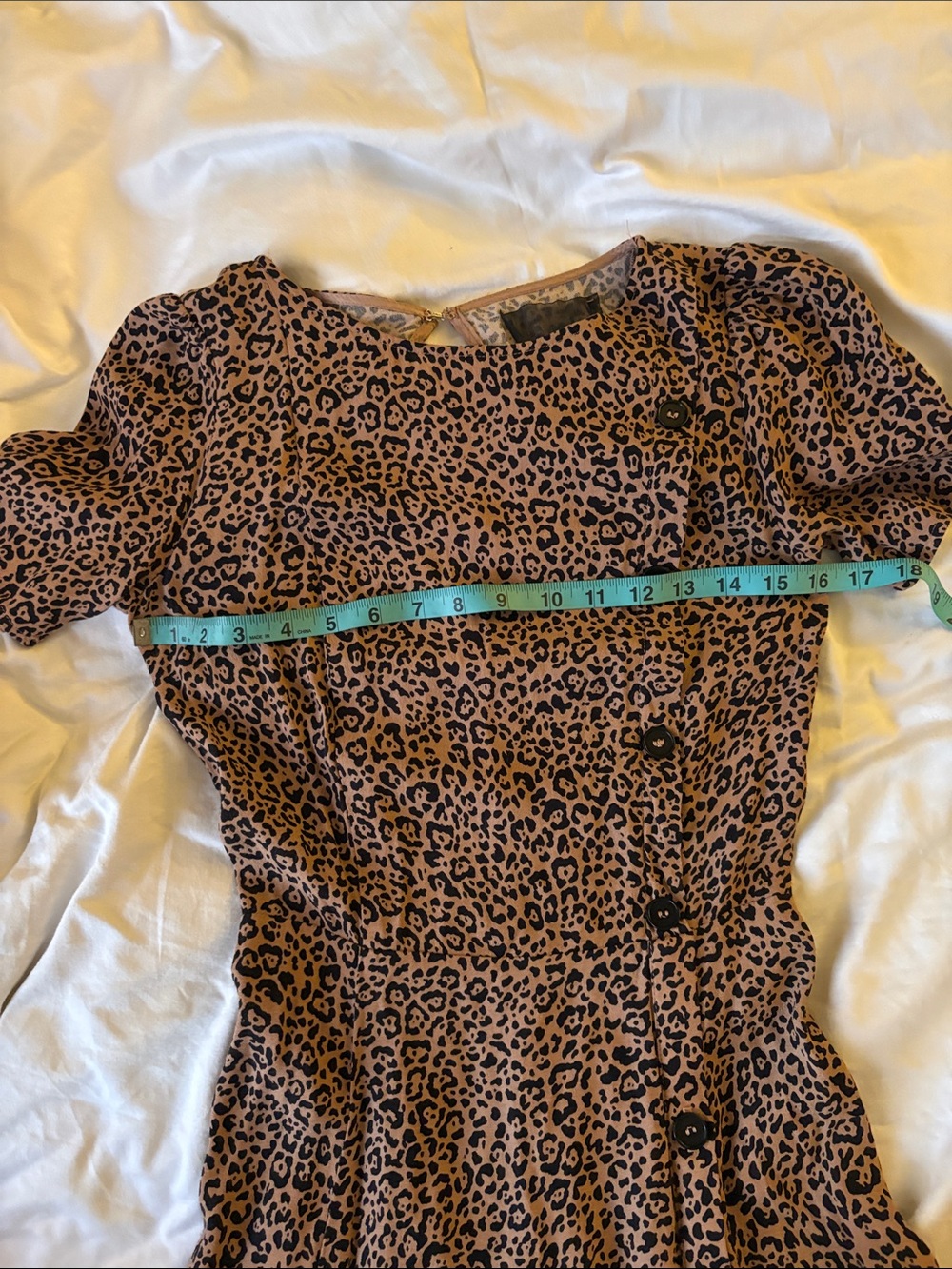 Reformation Women’s Tan and Black Leopard Print Mini Dress Size 6 - Picture 2 of 9